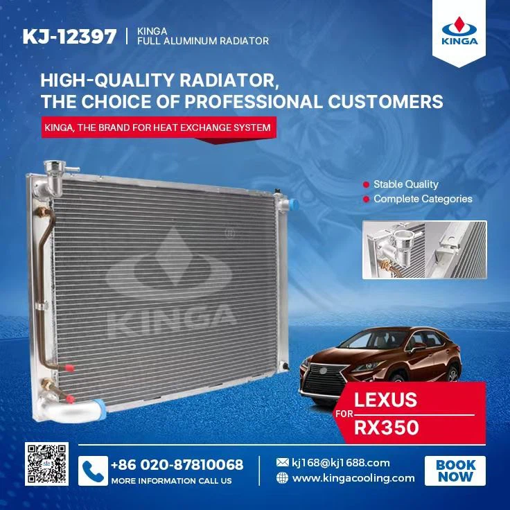 KINGA TÄISALUMIINIUMRADIATTOR LEXUS RX350 jaoks